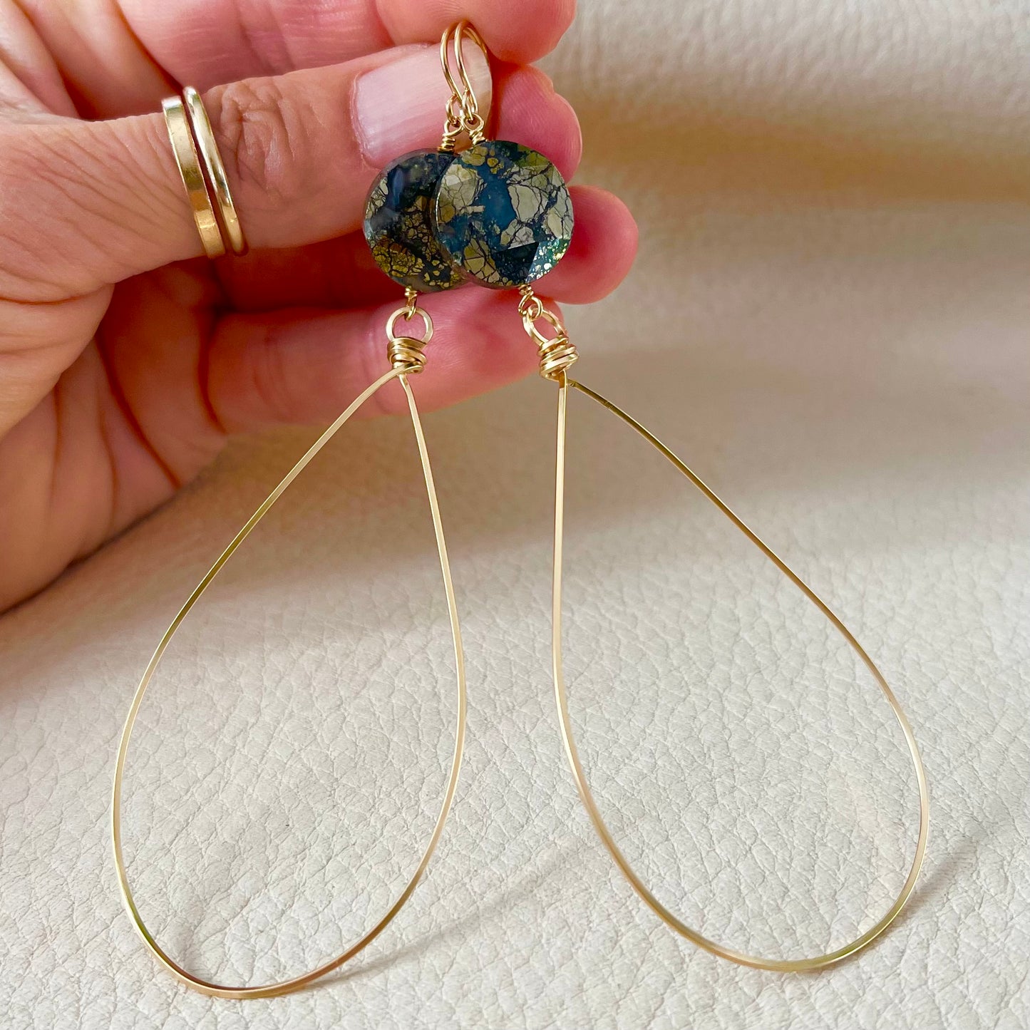Marcasite Loop Earring