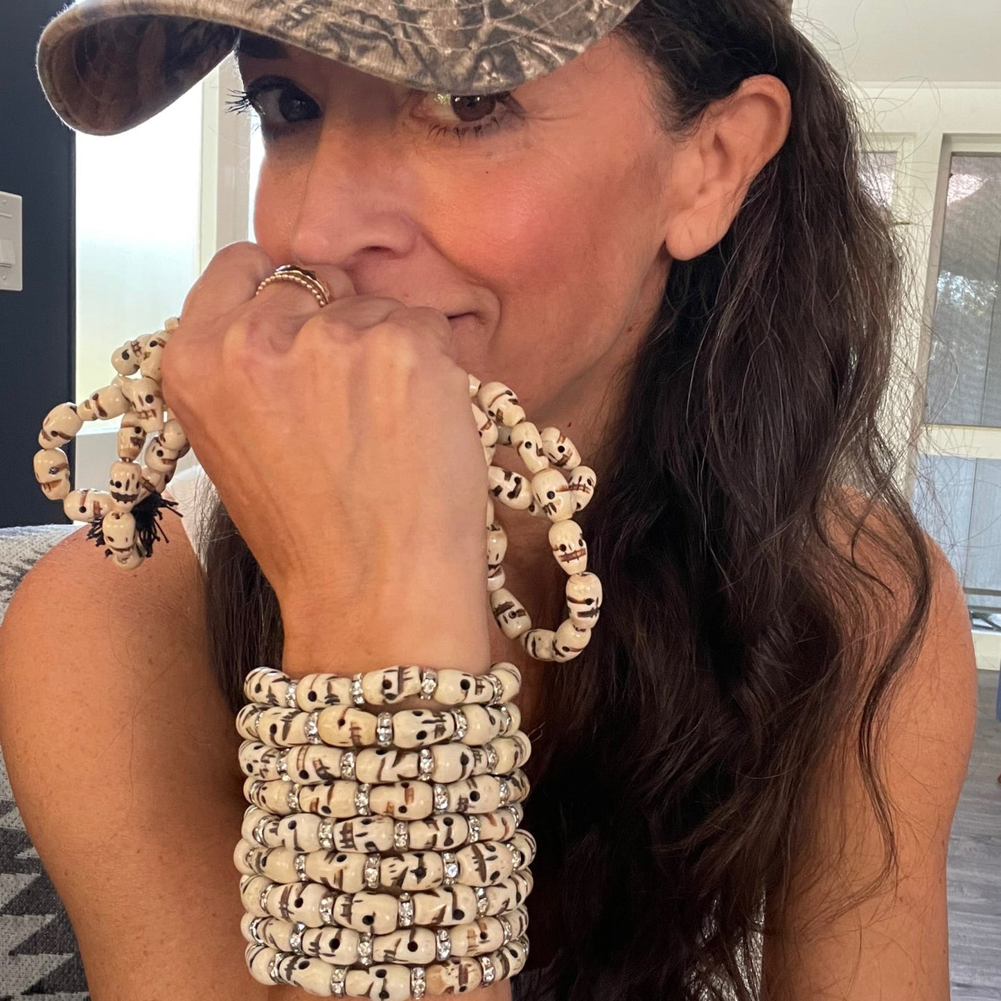 CZ Skull Bracelet