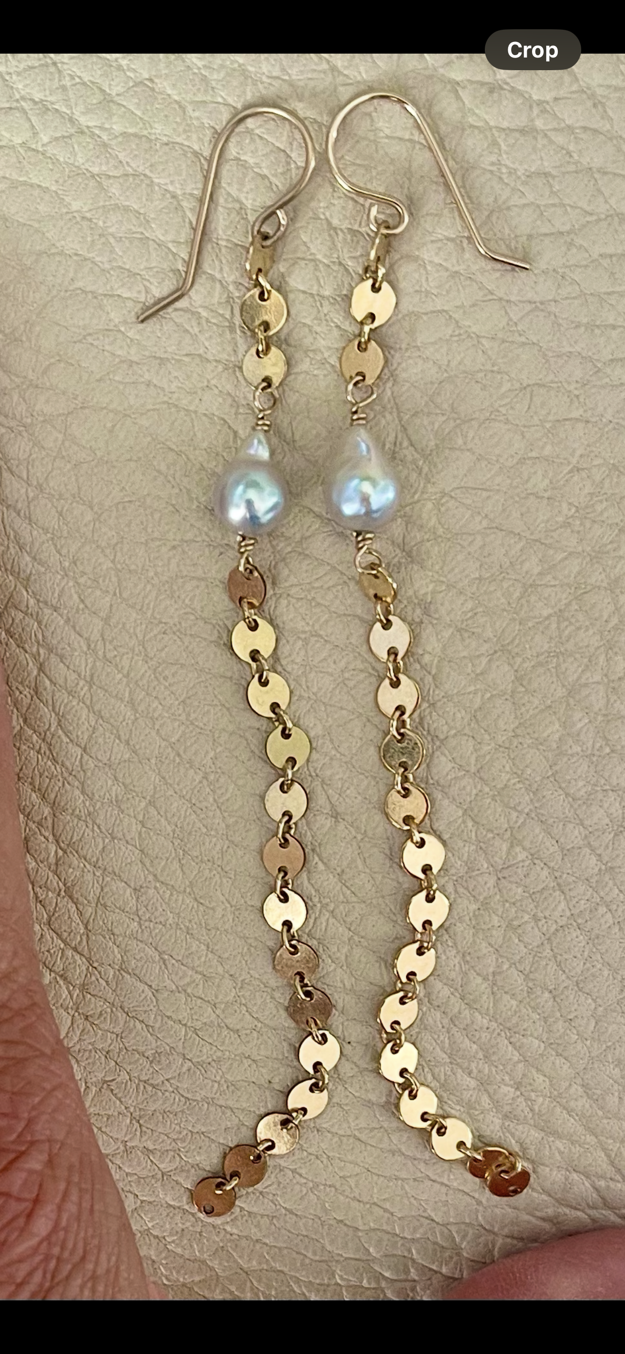 Sequin Pearl Duster