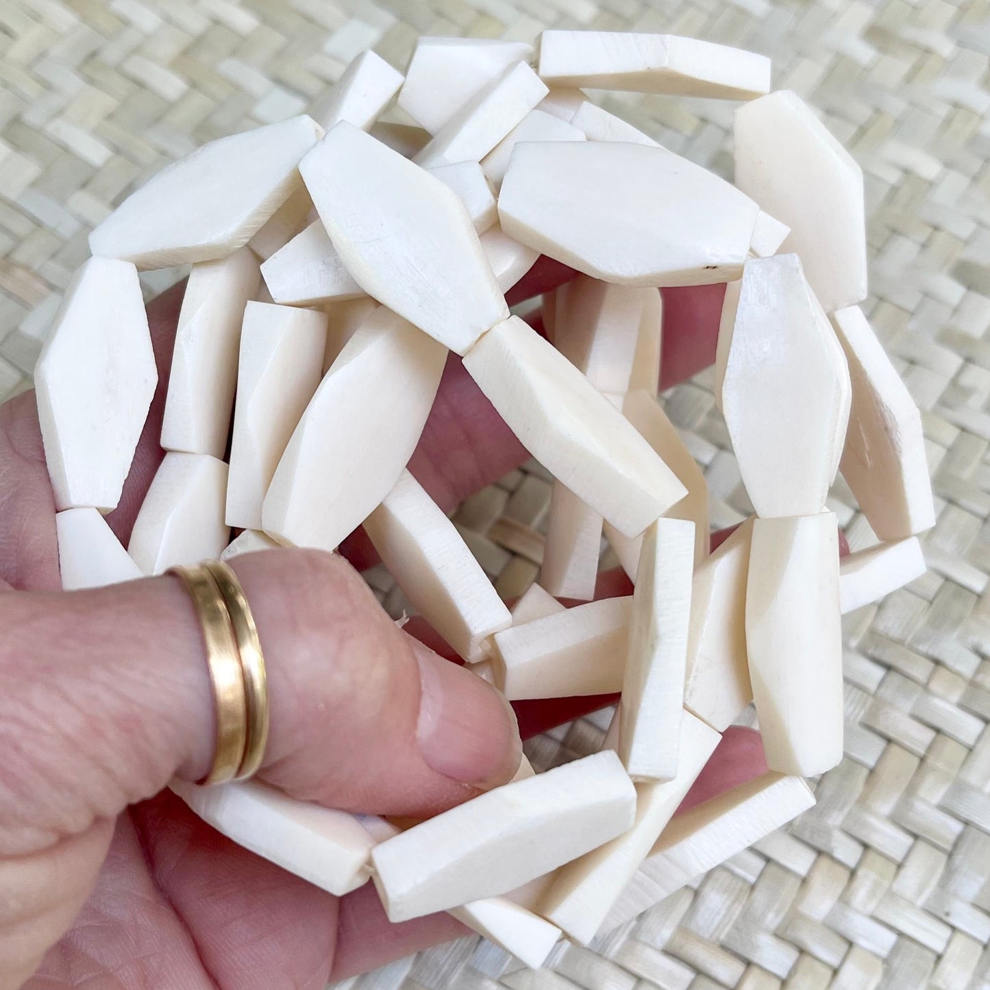 Water buffalo horn cuff