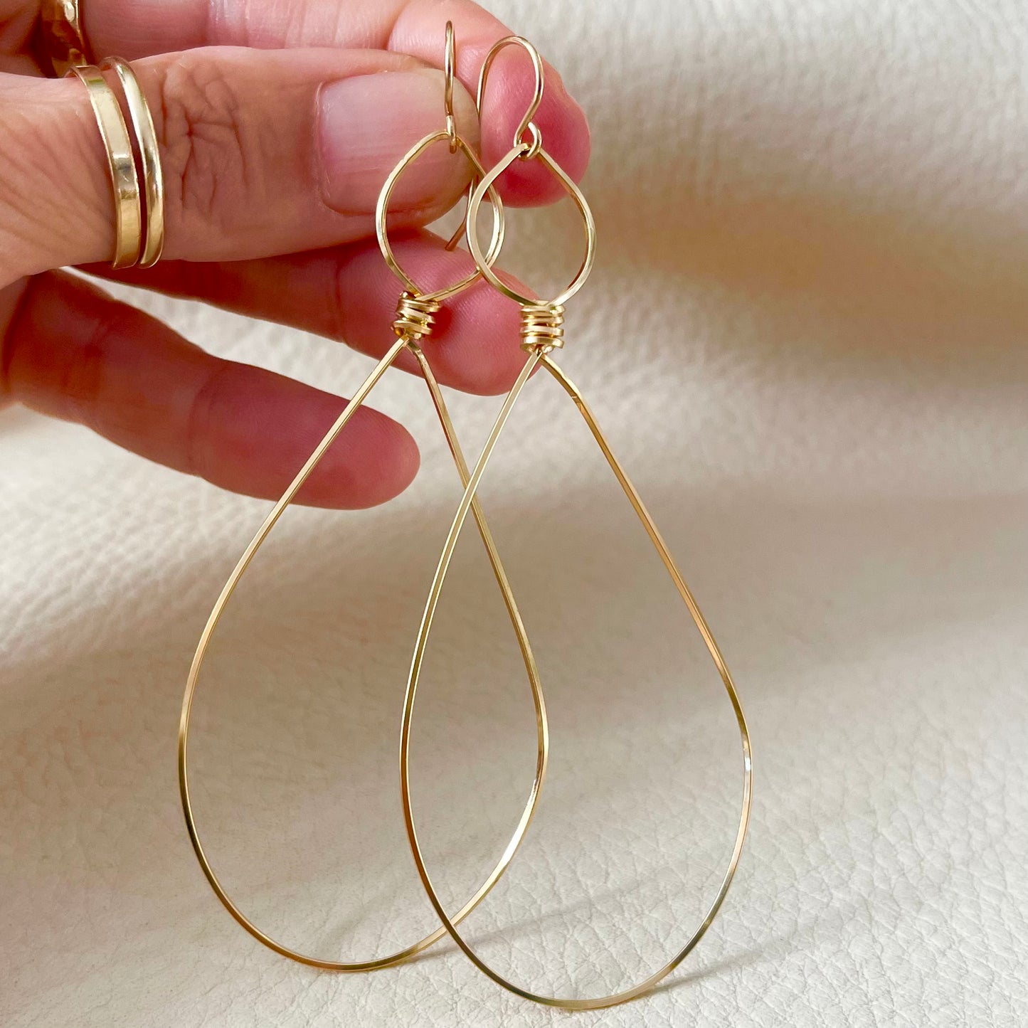Sculpted Loop Earring