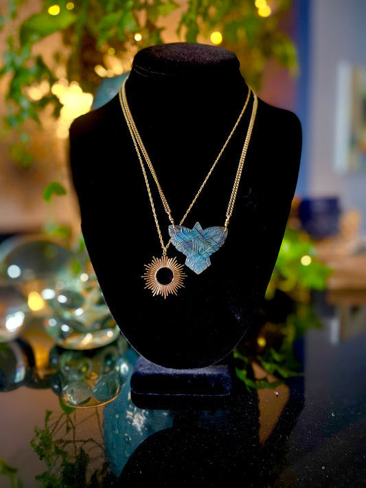 Labradorite Thunderbird Totem