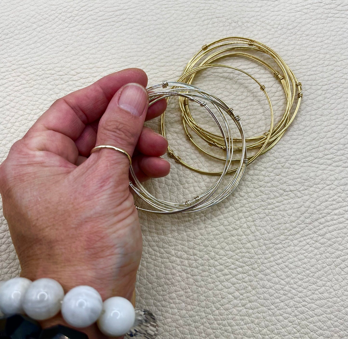 Metal infinity bracelet