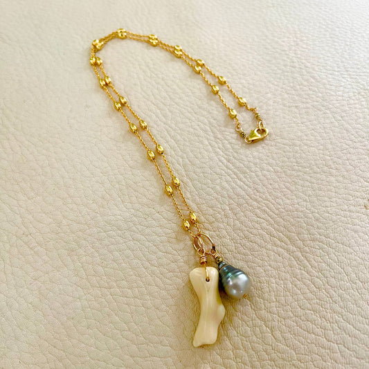 Gold Satellite Heirloom Chain