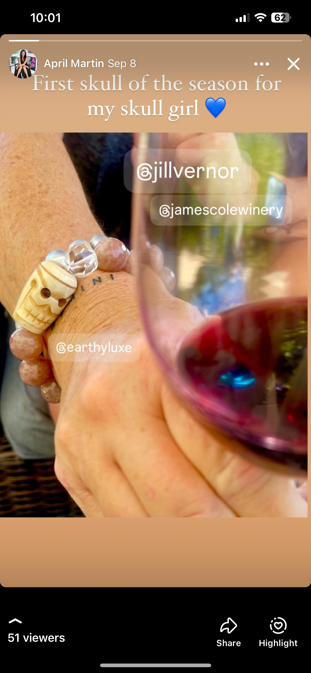 Rose Skull Bracelet