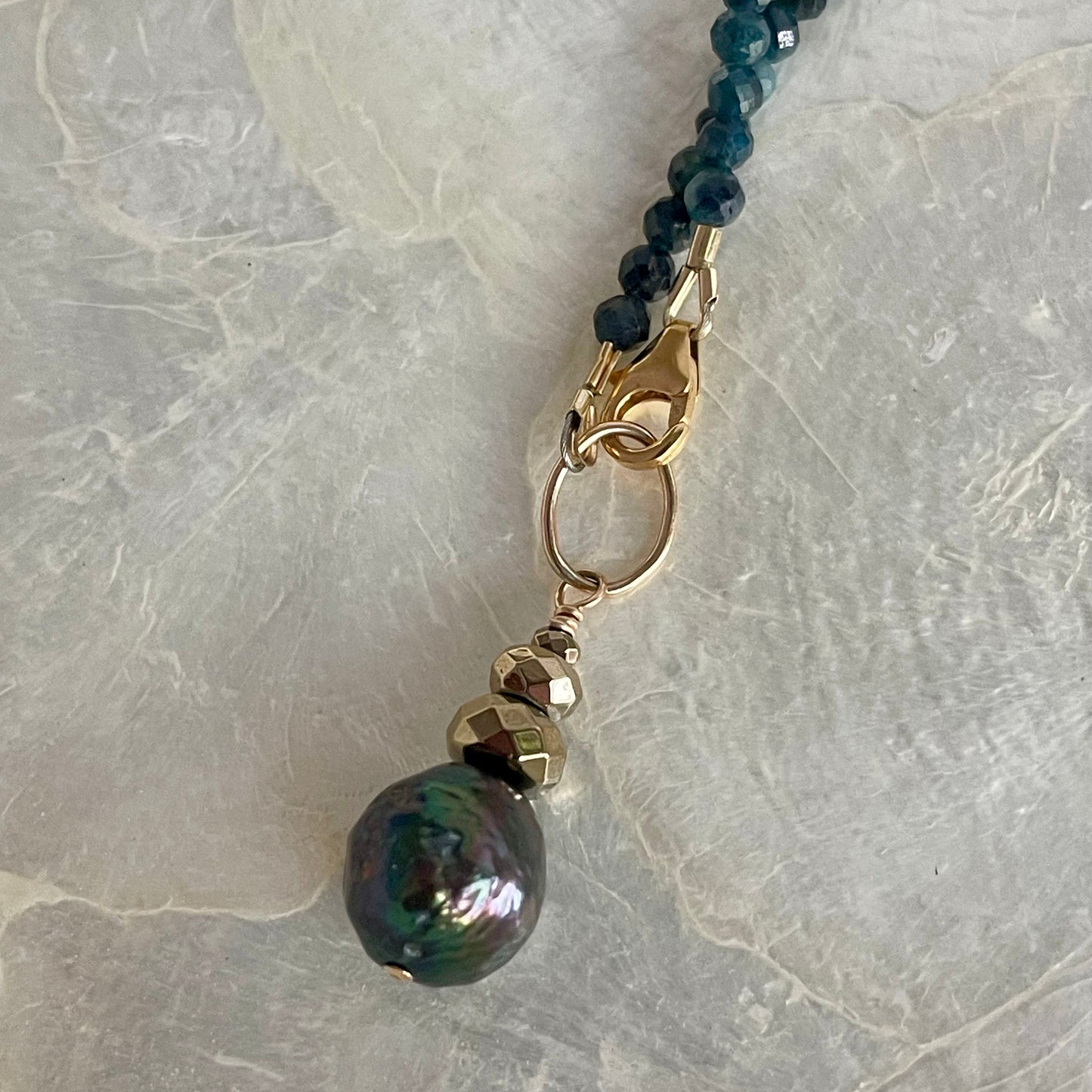 Blue Tourmaline Collar