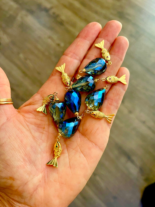 Swarvoski Fish Earring