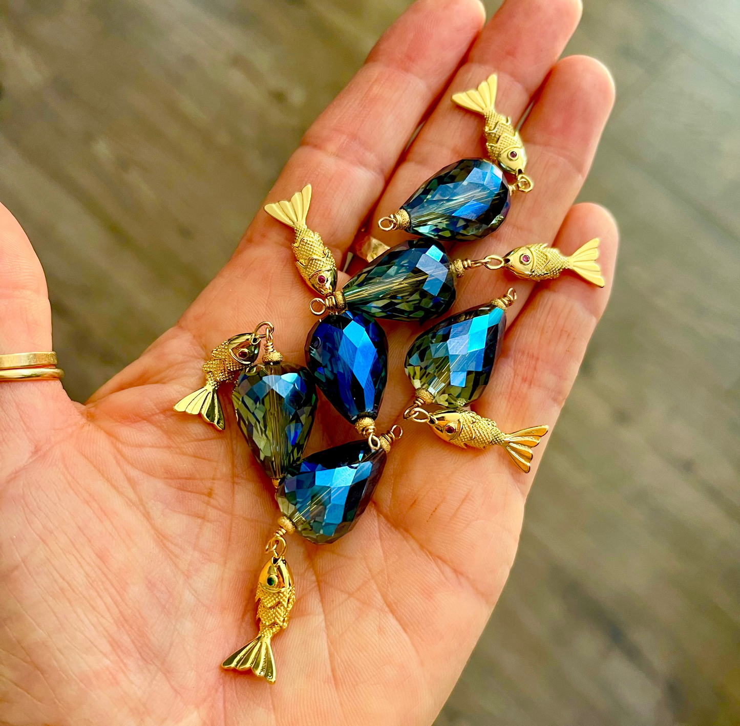 Swarvoski Fish Earring