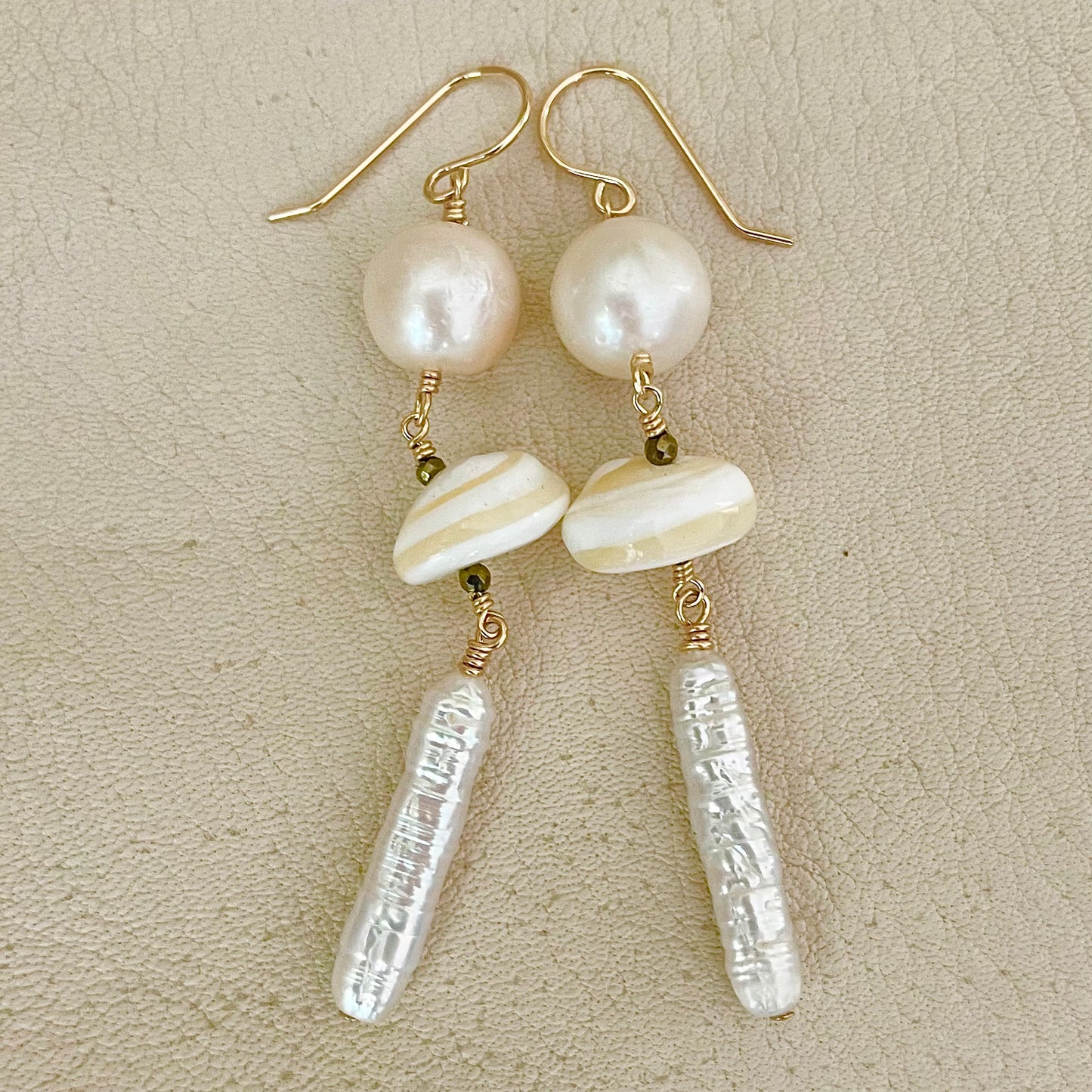 Pearl & Gemstone Heirloom Earring