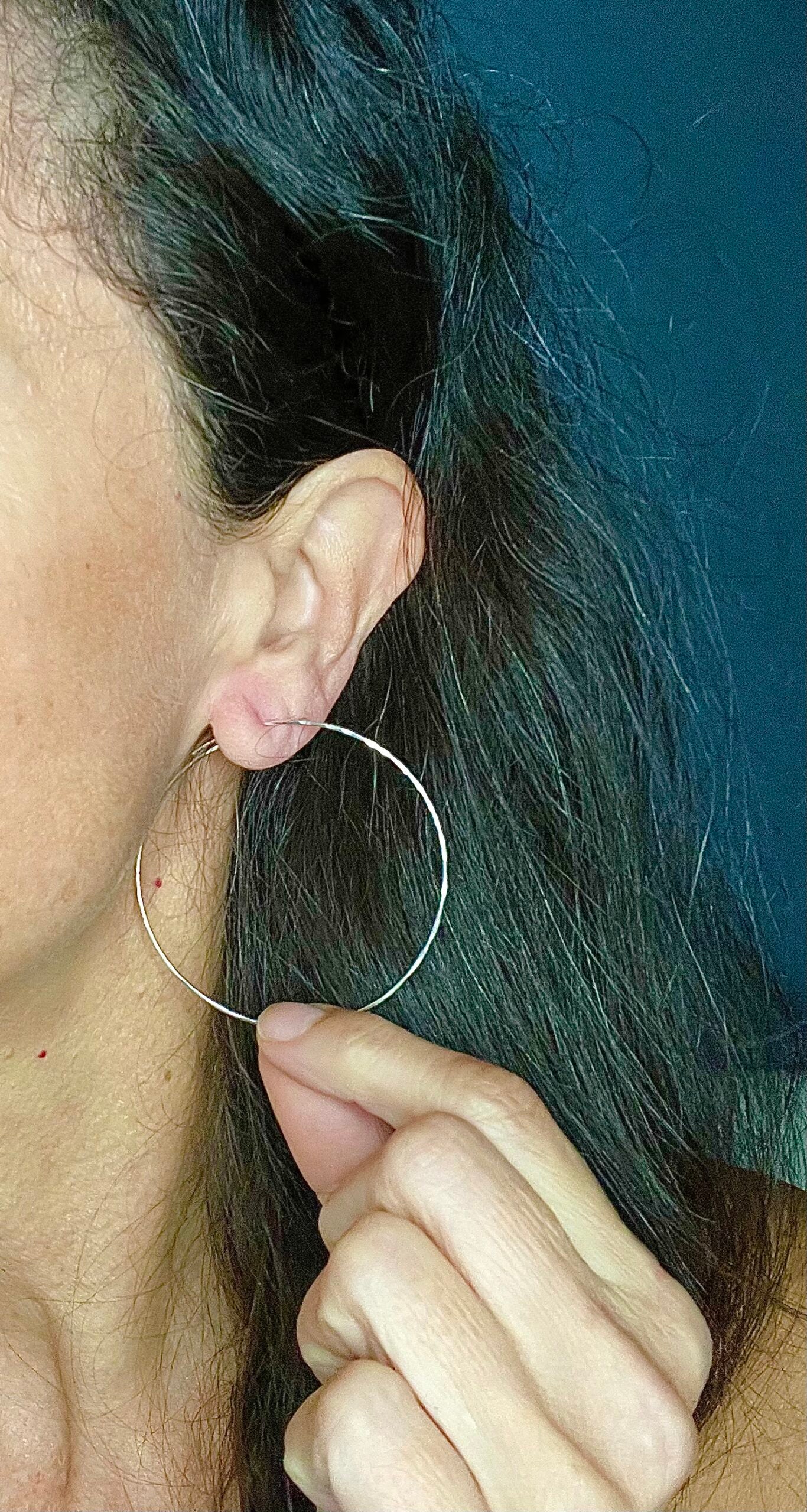 XL HAMMERED HOOP