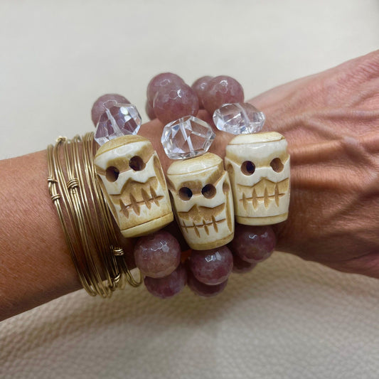 Rose Skull Bracelet