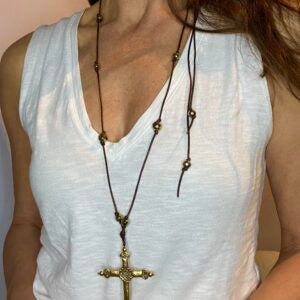 Two Sided Cross Leather