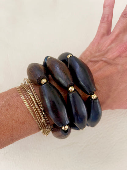 Tuareg African wood cuff