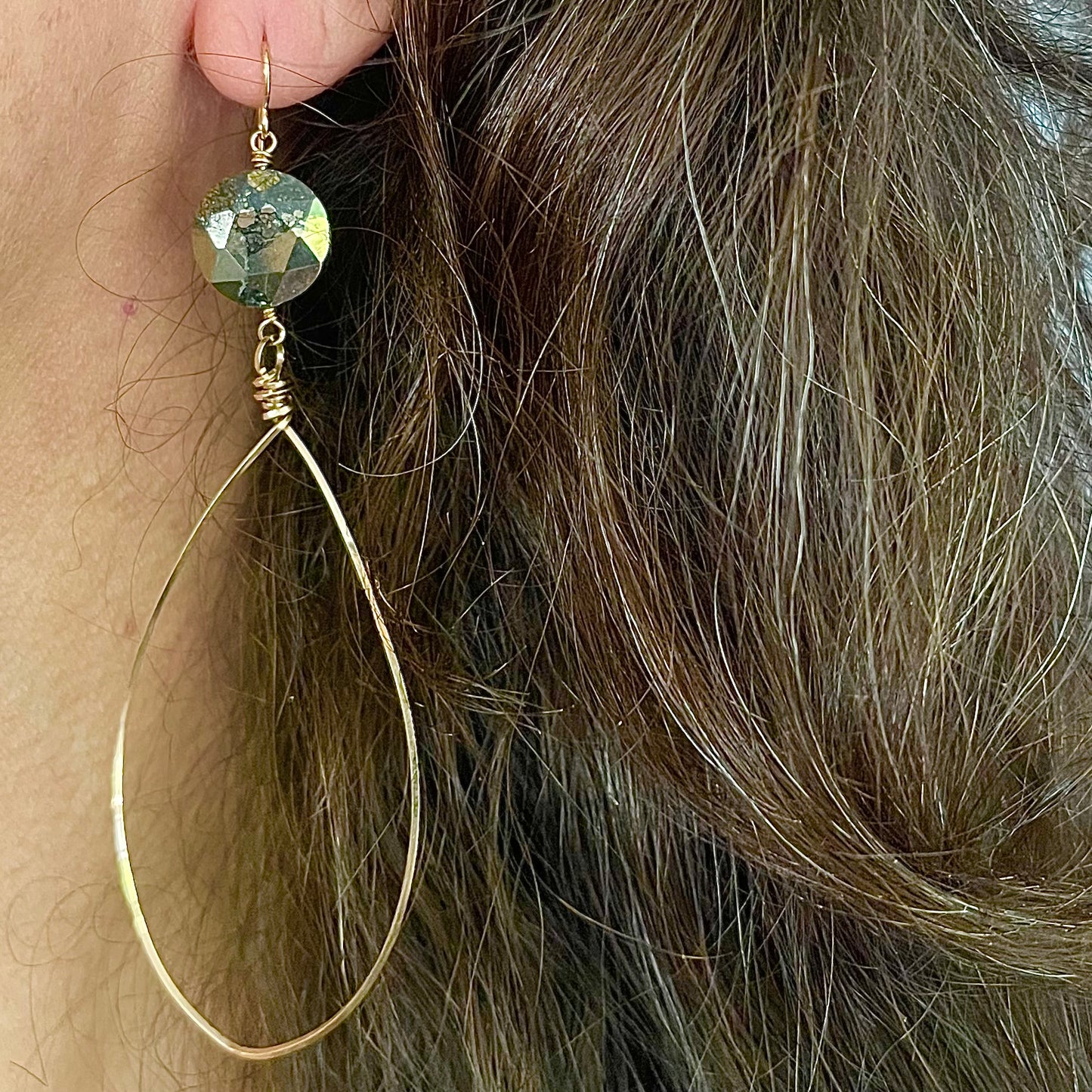 Marcasite Loop Earring