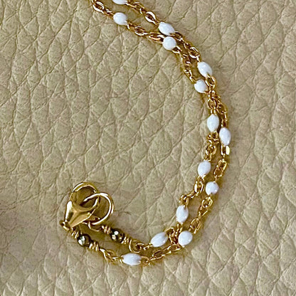 Italian Enamel Heirloom Chain