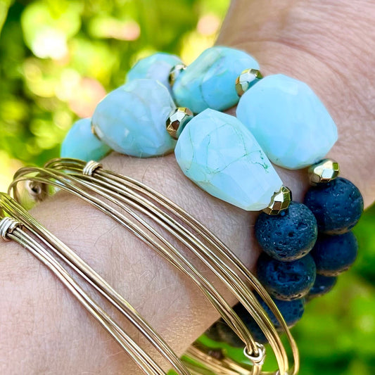 Peruvian Opal & Lava