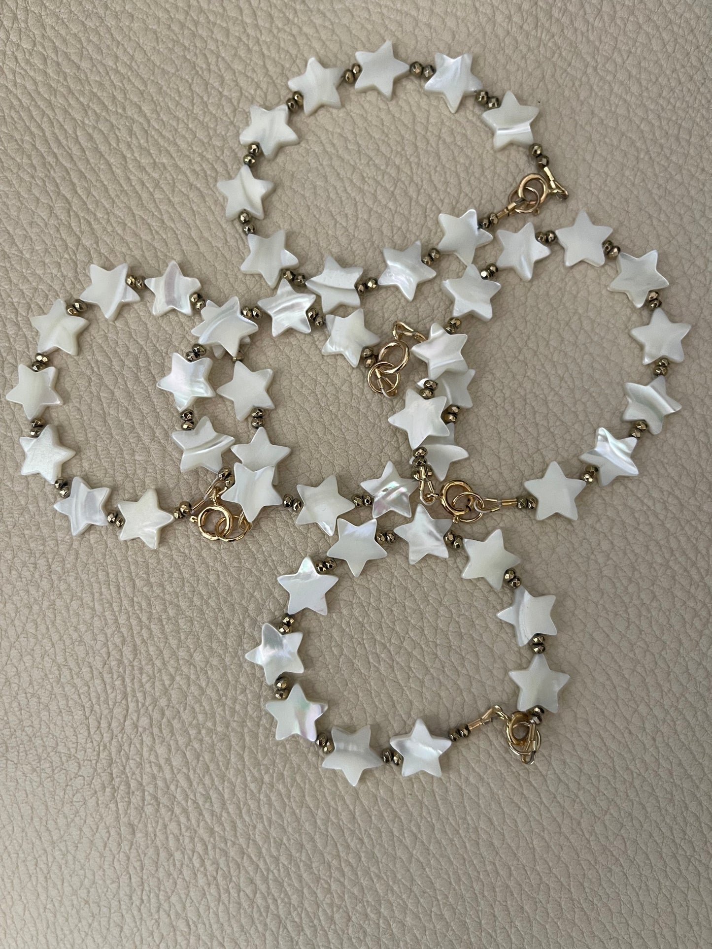 Mother of Pearl Star Bracelet