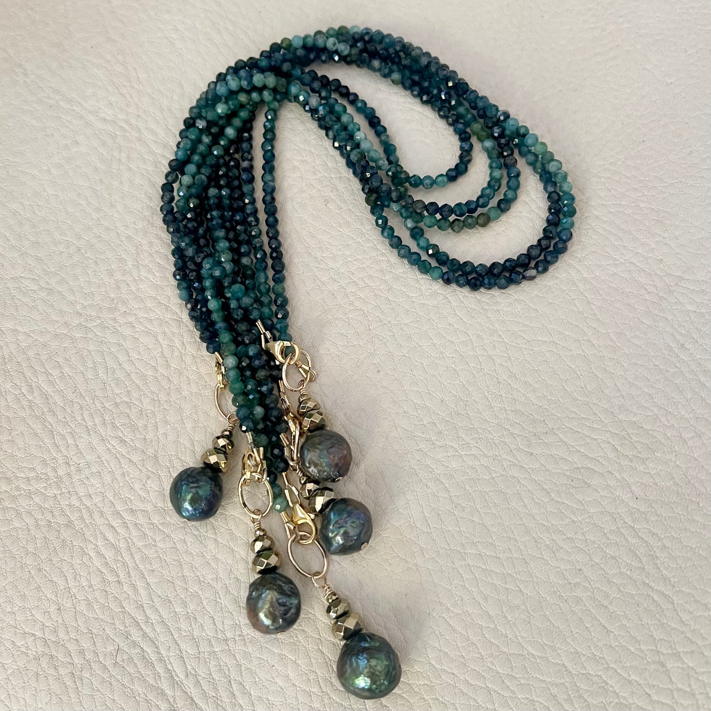 Blue Tourmaline Collar