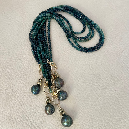 Blue Tourmaline Collar