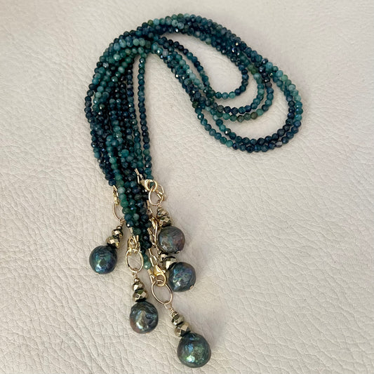 Blue Tourmaline Collar