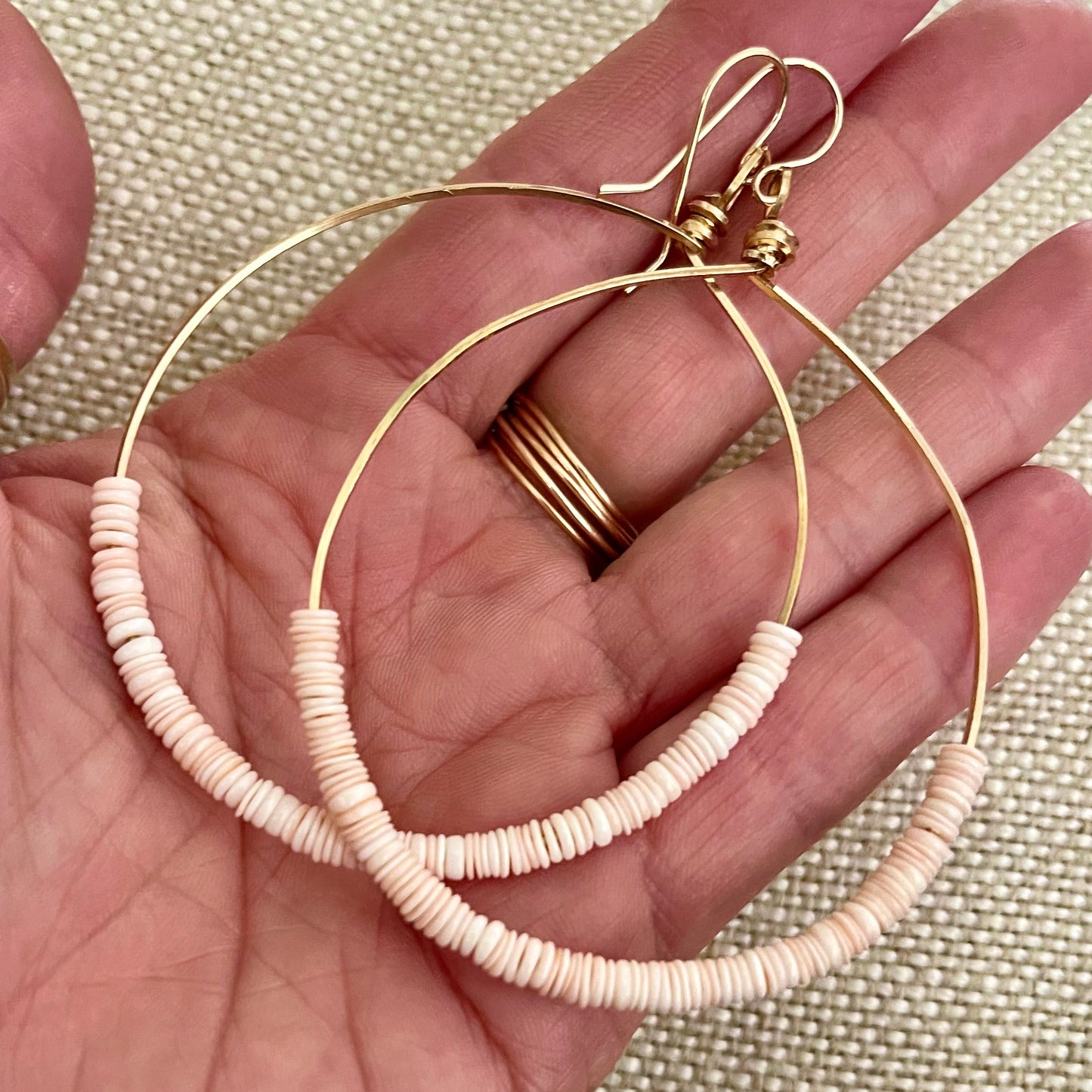 Conch Shell Hoop