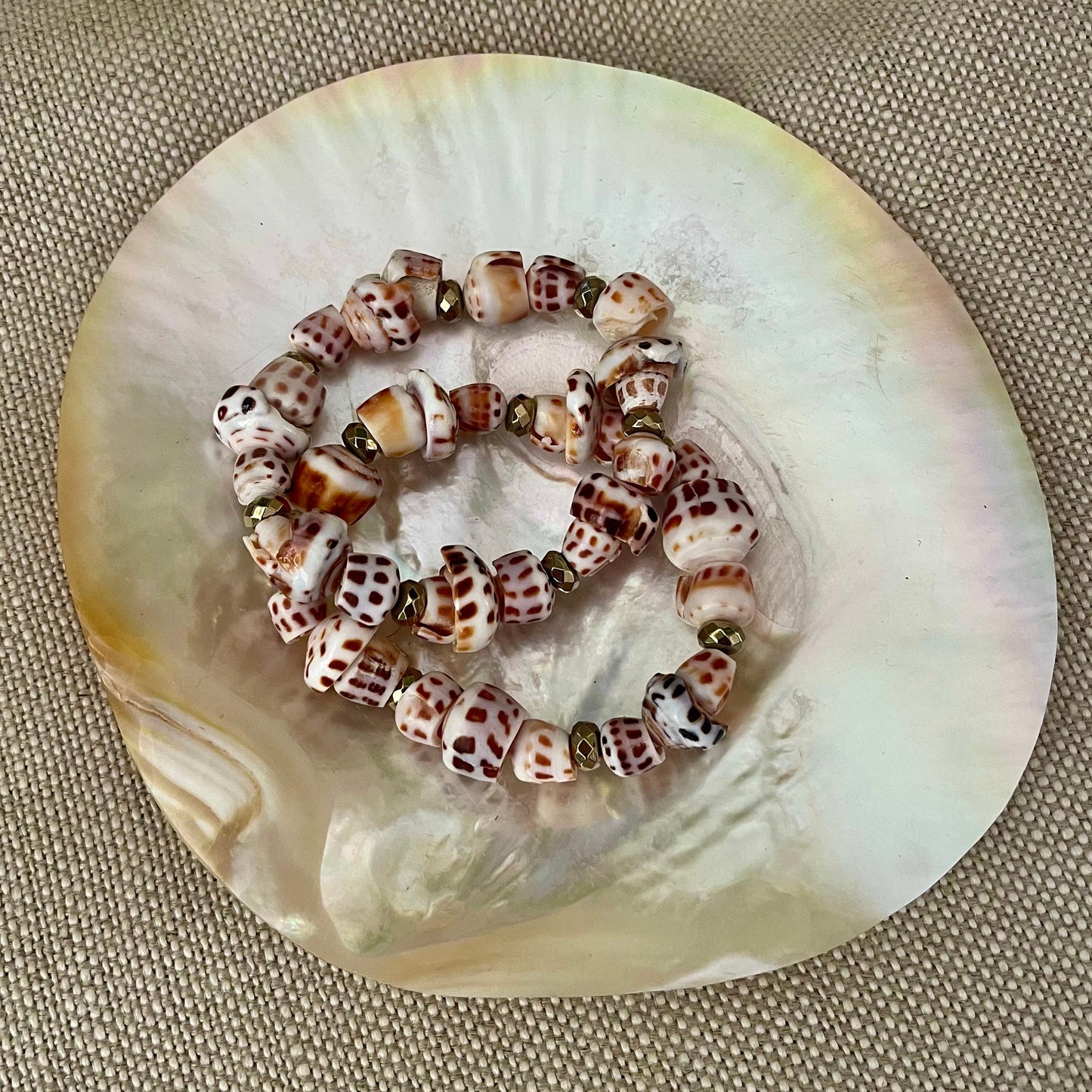 Tiger Puka & Pyrite