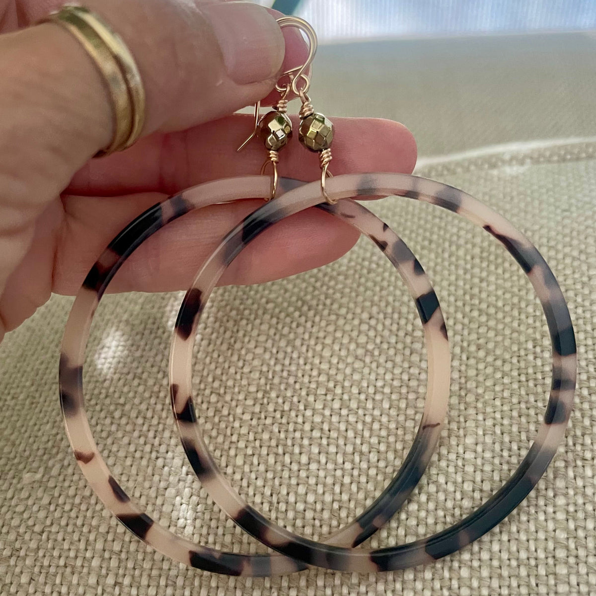 Recycled Tortoise Hoops