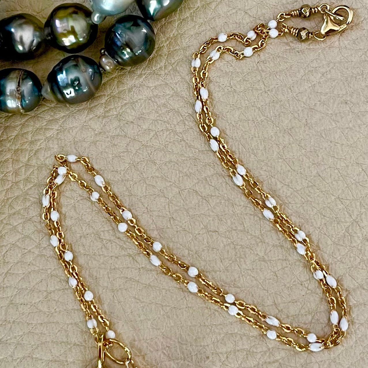 Italian Enamel Heirloom Chain