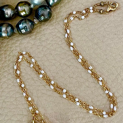 Italian Enamel Heirloom Chain