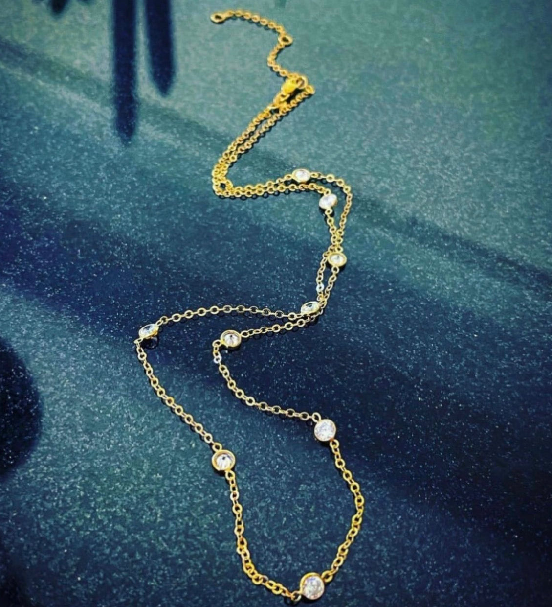 Adjustable CZ Necklace