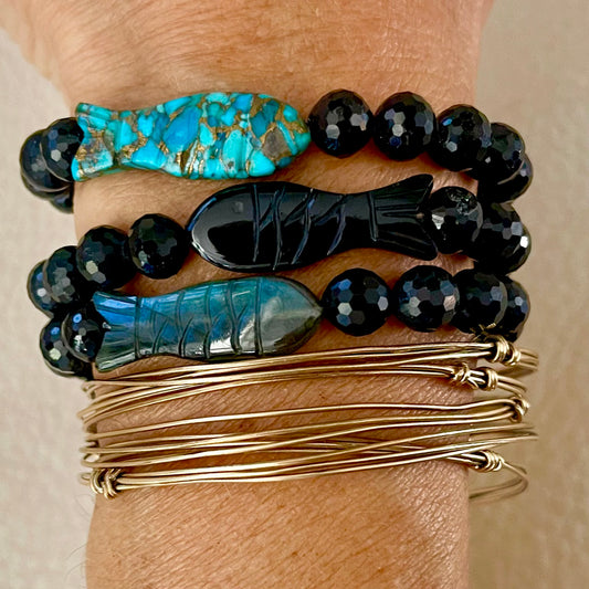 Black Fish Cuffs