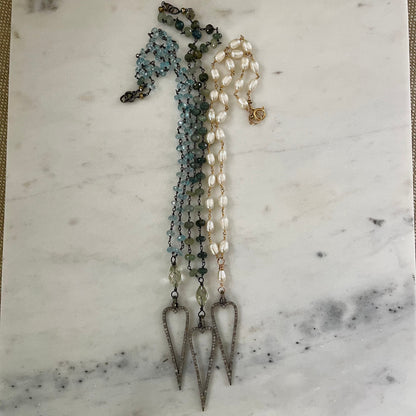 Pave Diamond Heart Icon Pendant