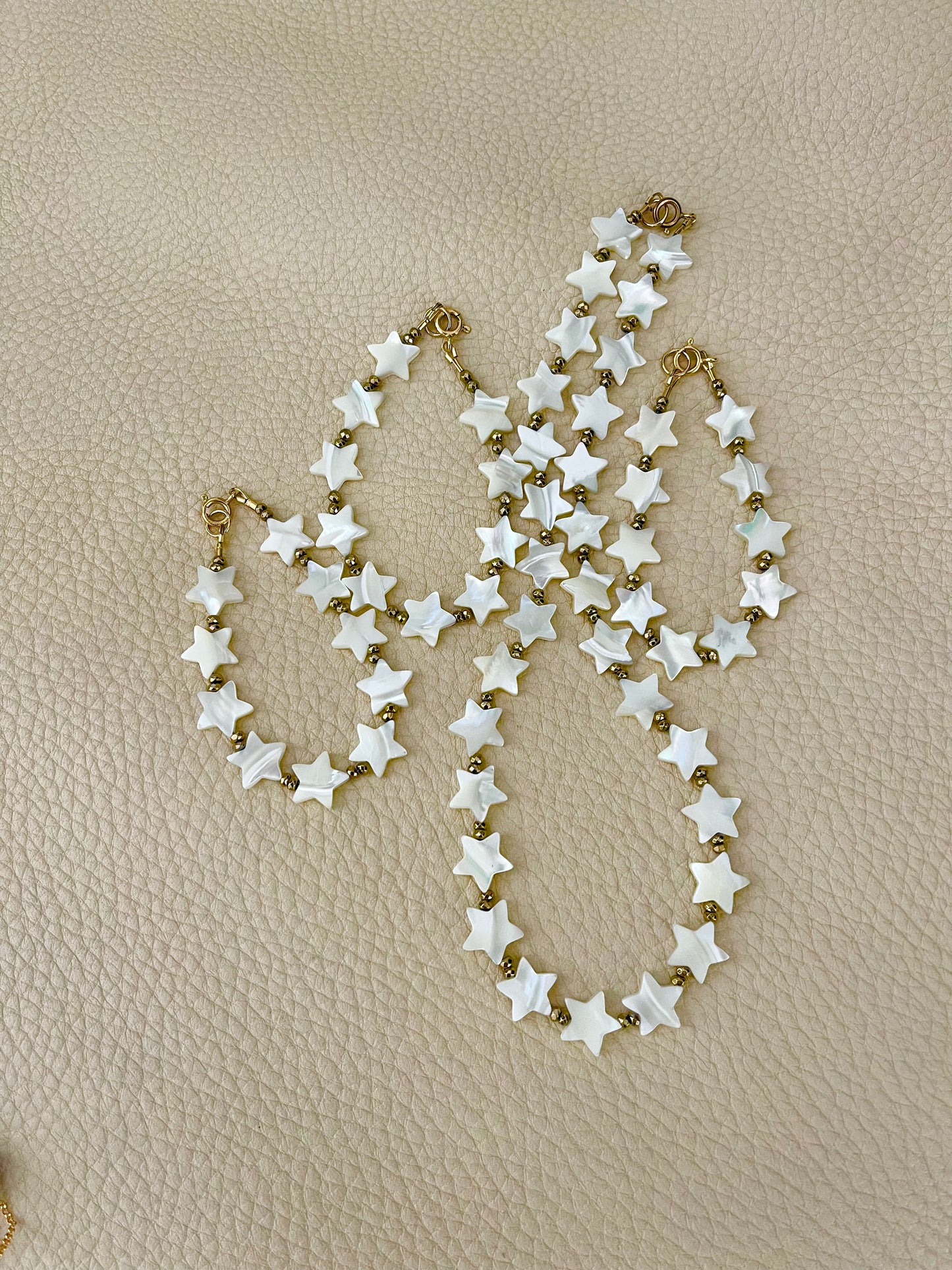 Mother of Pearl Star Bracelet
