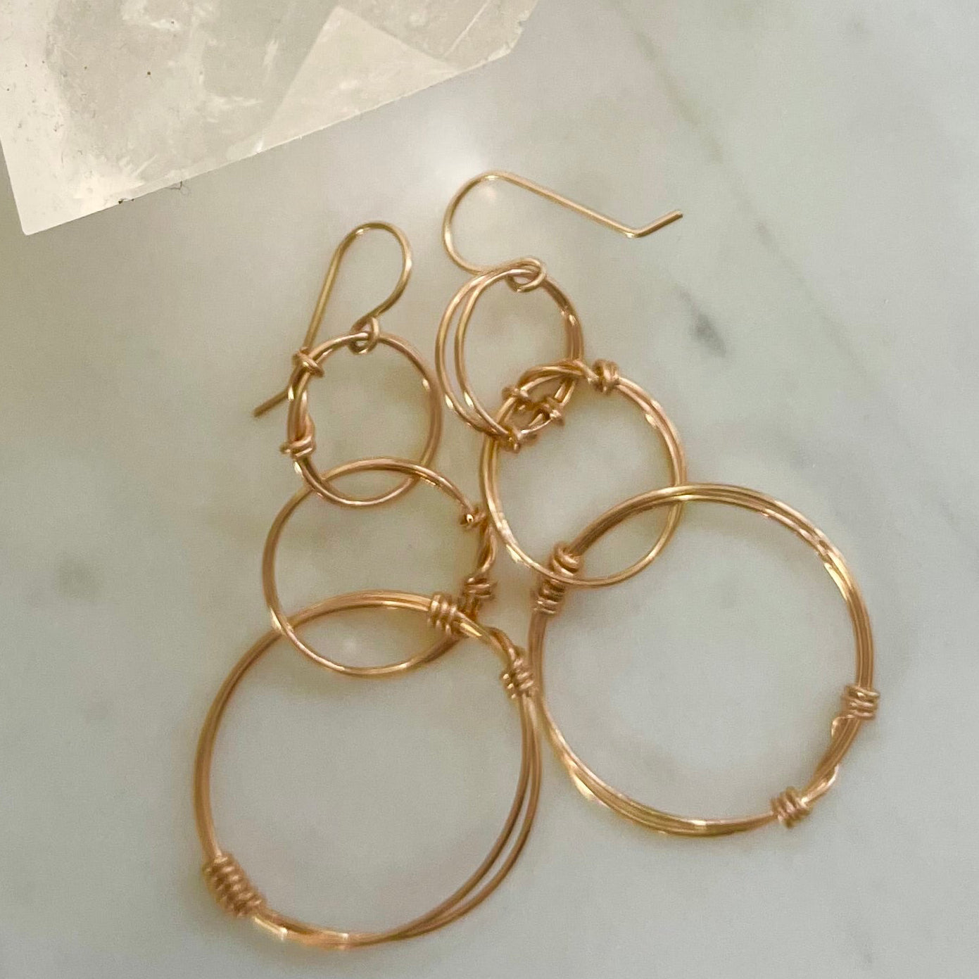 Bronze Continuum Earring