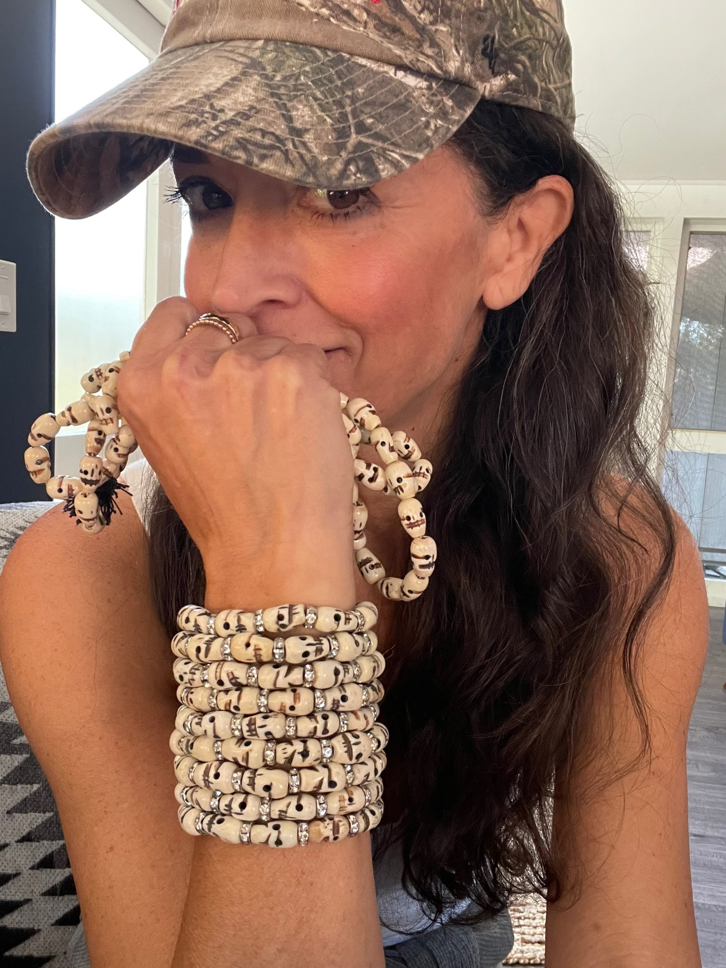 CZ Skull Bracelet