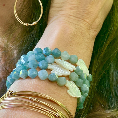 Gemstone Element Cuffs