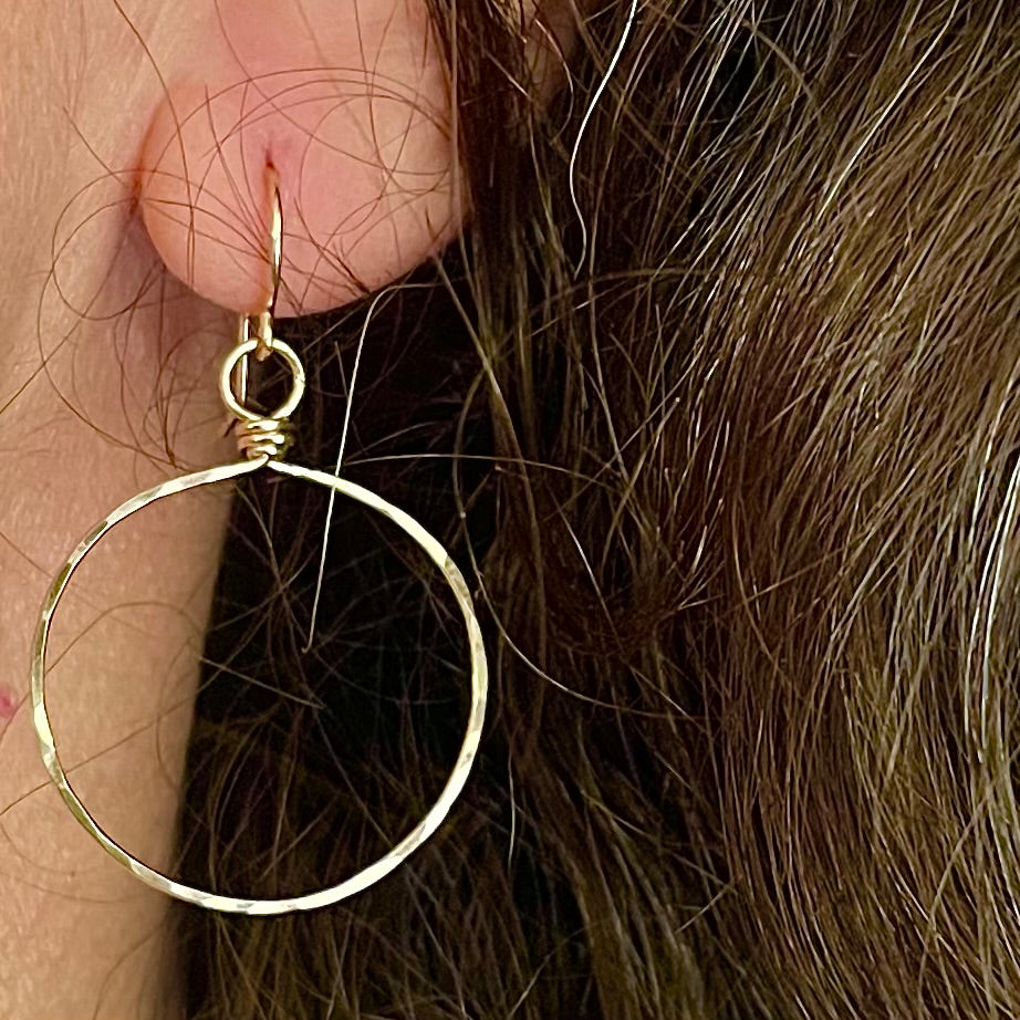 XL HAMMERED HOOP