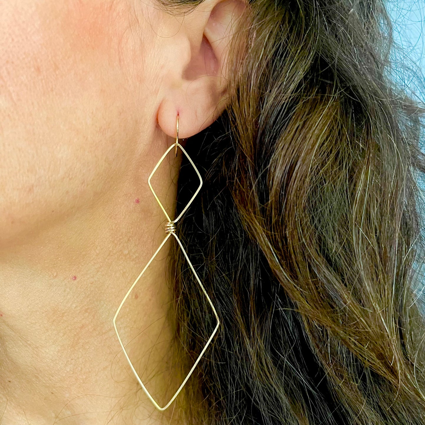 Sculpted Loop Earring