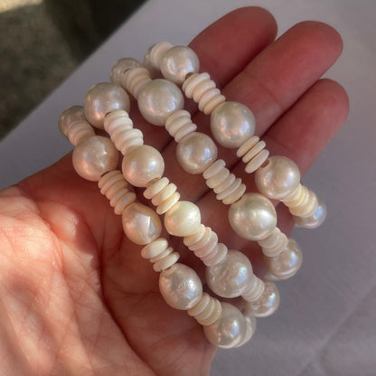 South Sea and Conch shell Cuff