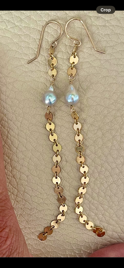 Sequin Pearl Duster