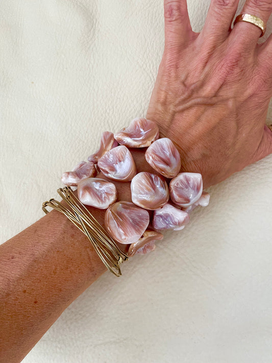 Pink Morher of Pearl Cuff