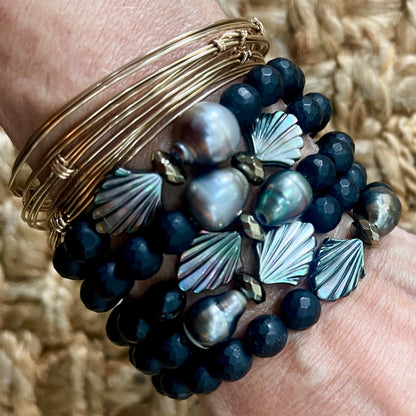 Gemstone Element Cuffs