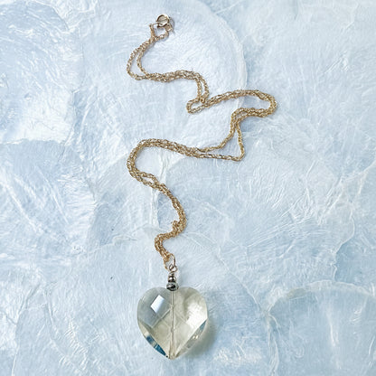 Champagne Swarvoski Heart