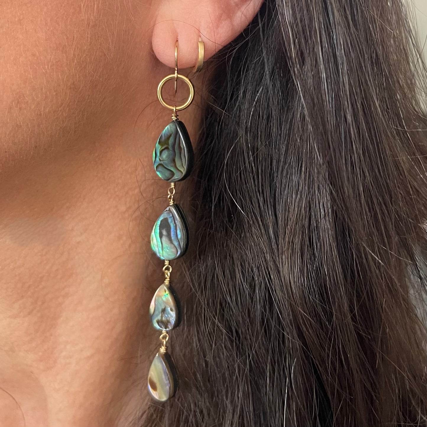 Abalone Duster Earrings