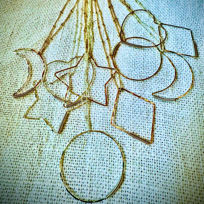 Hammered Metal Shapes