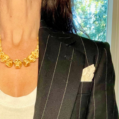 Gomez Addams Skull Necklace
