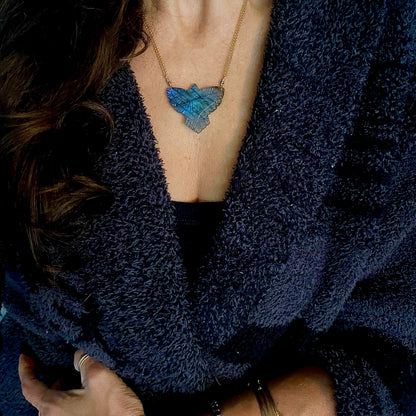 Labradorite Thunderbird Necklace