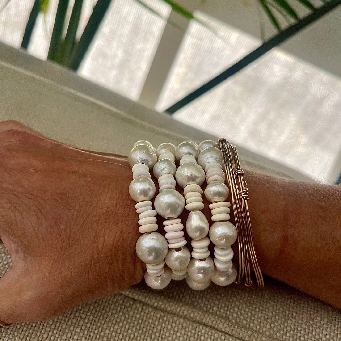 South Sea and Conch shell Cuff