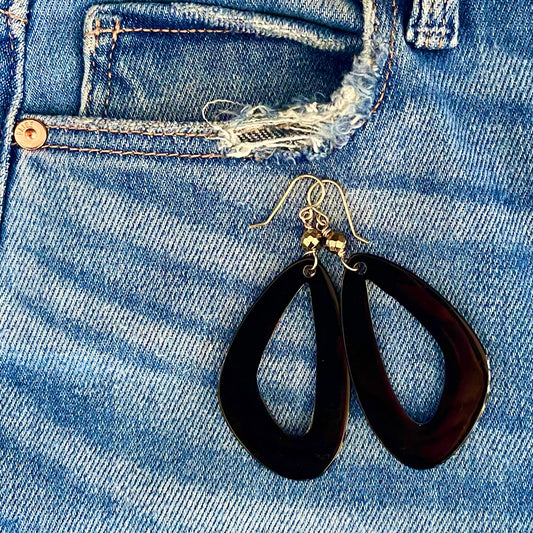 Water Buffalo Horn Triangular Hoop