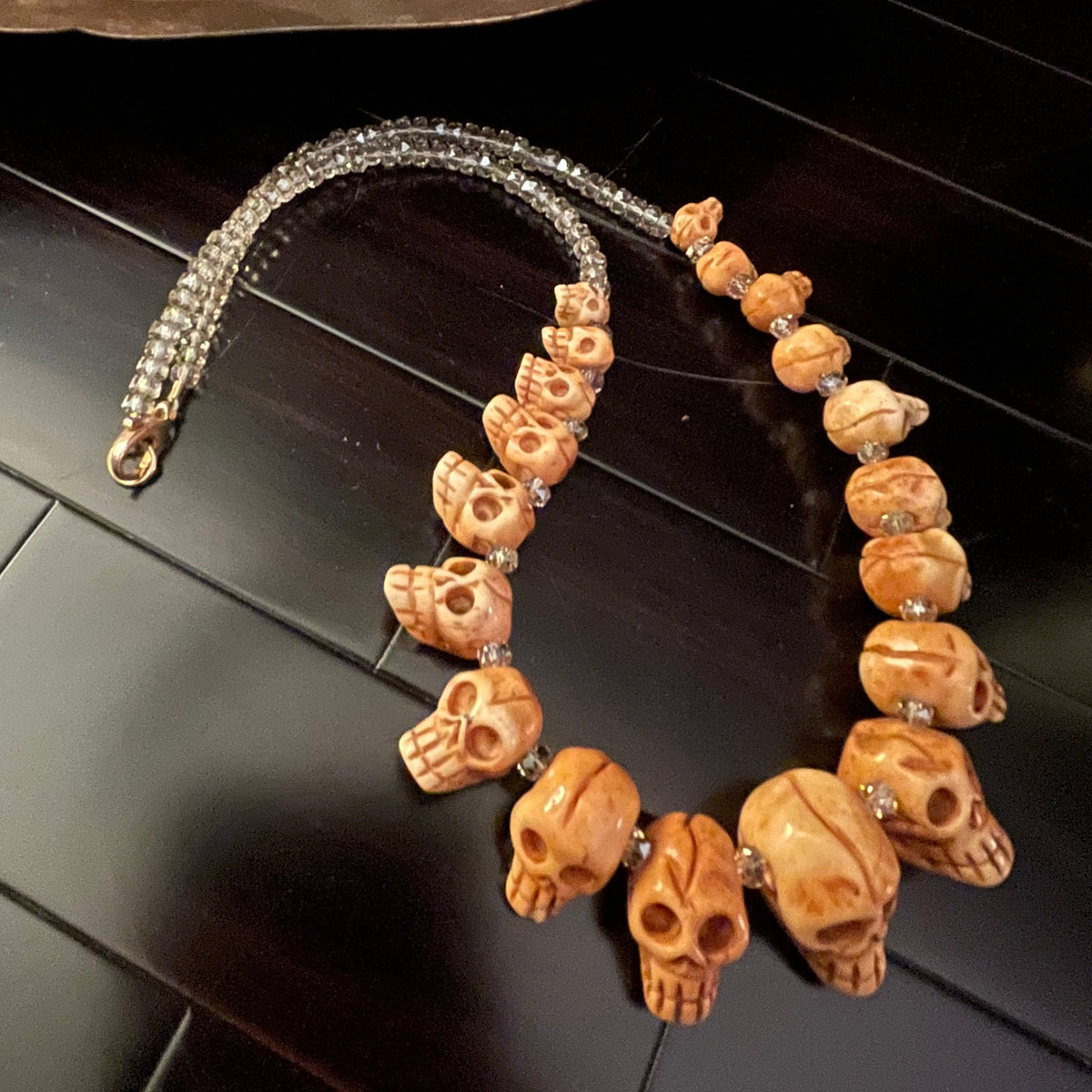 Gomez Addams Skull Necklace